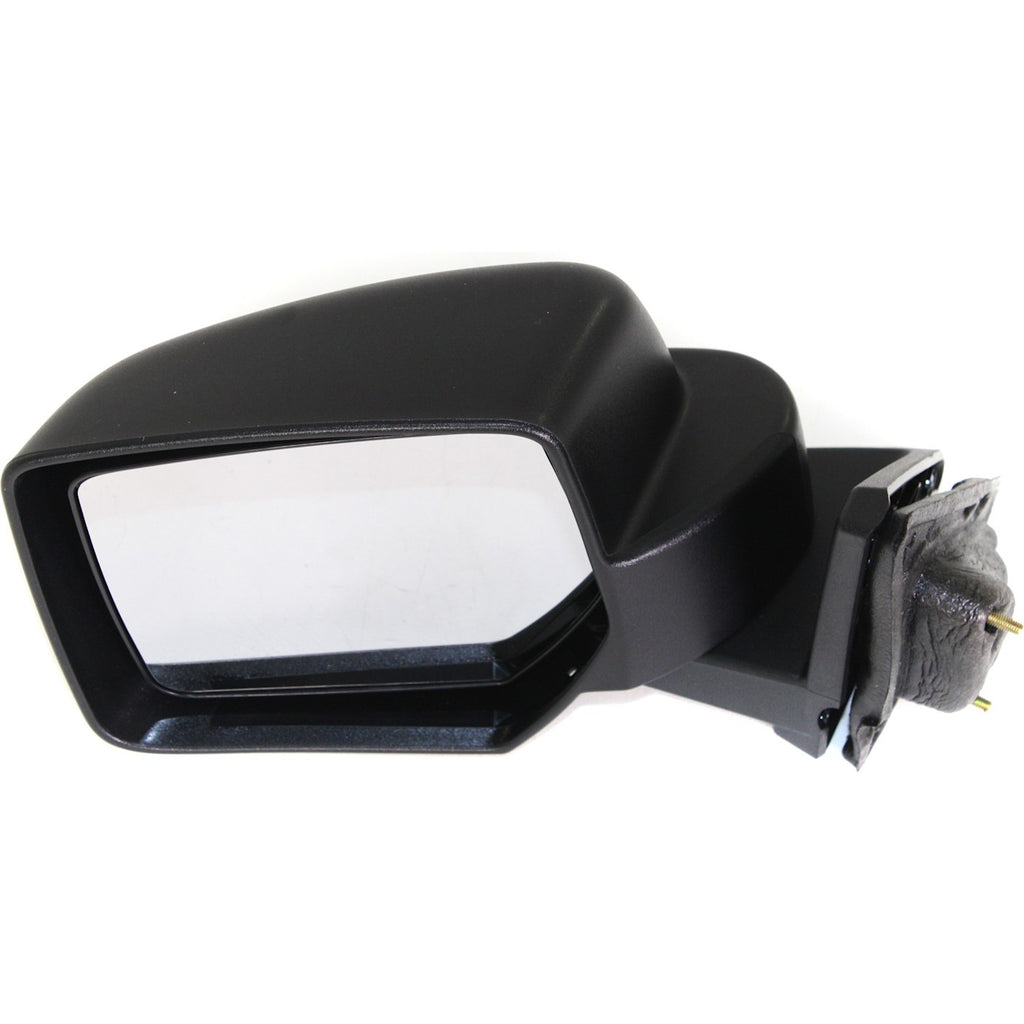 Manual Side View Mirror for Jeep Patriot (2007–2017) - Textured Black, Left