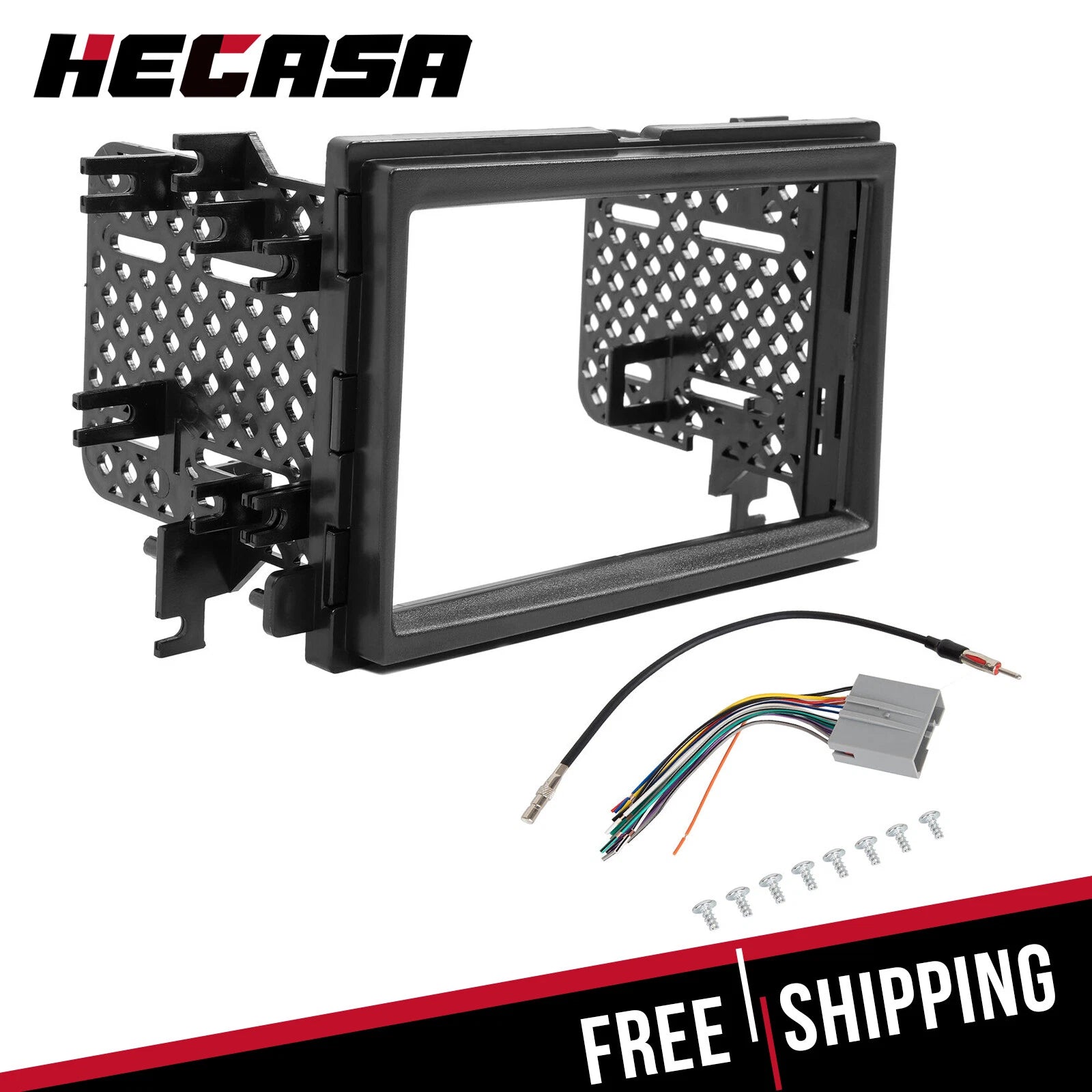 Double Din Dash Kit for Ford F250 F350 F450 F550 Super Duty (2005–2016)