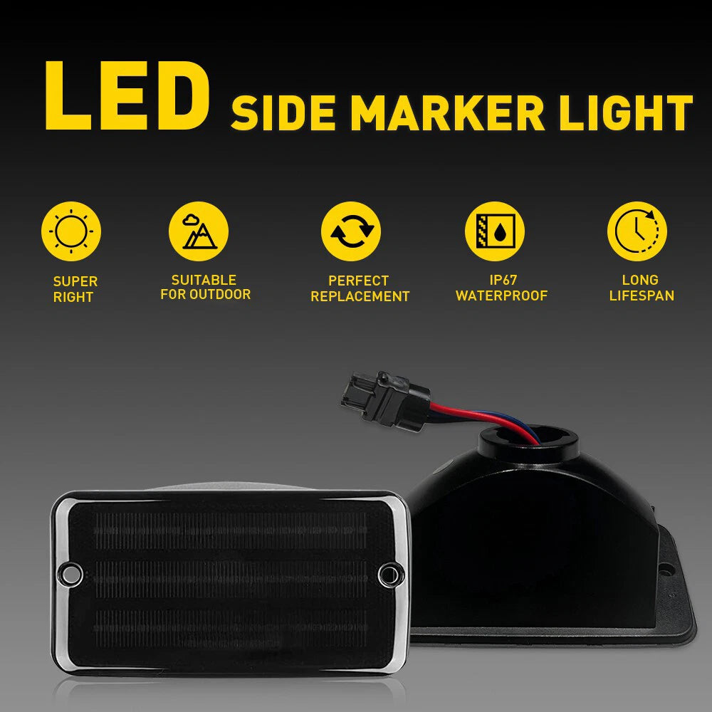 LED Side Marker Lights for Jeep Wrangler TJ (1997–2006)