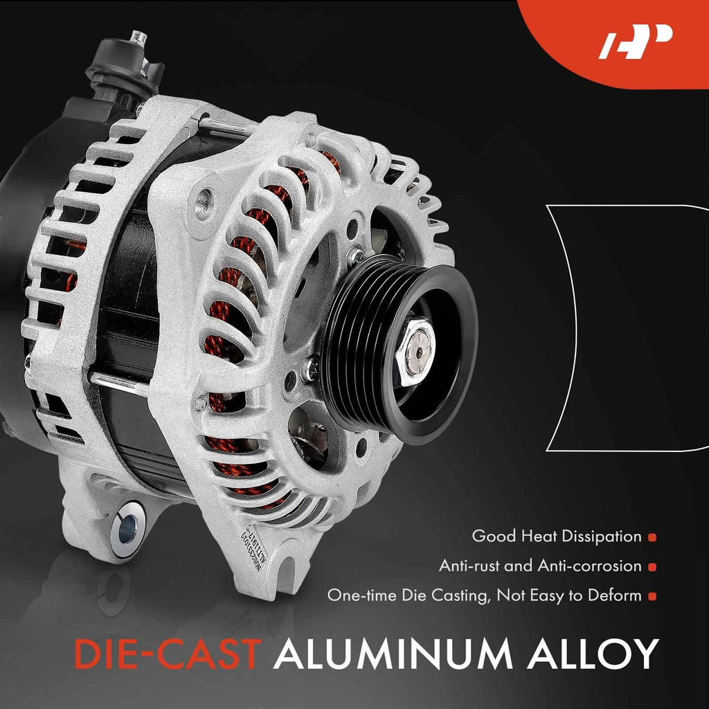Alternator for Ford Explorer (2014–2019) V6 3.5L 210A 6-Groove