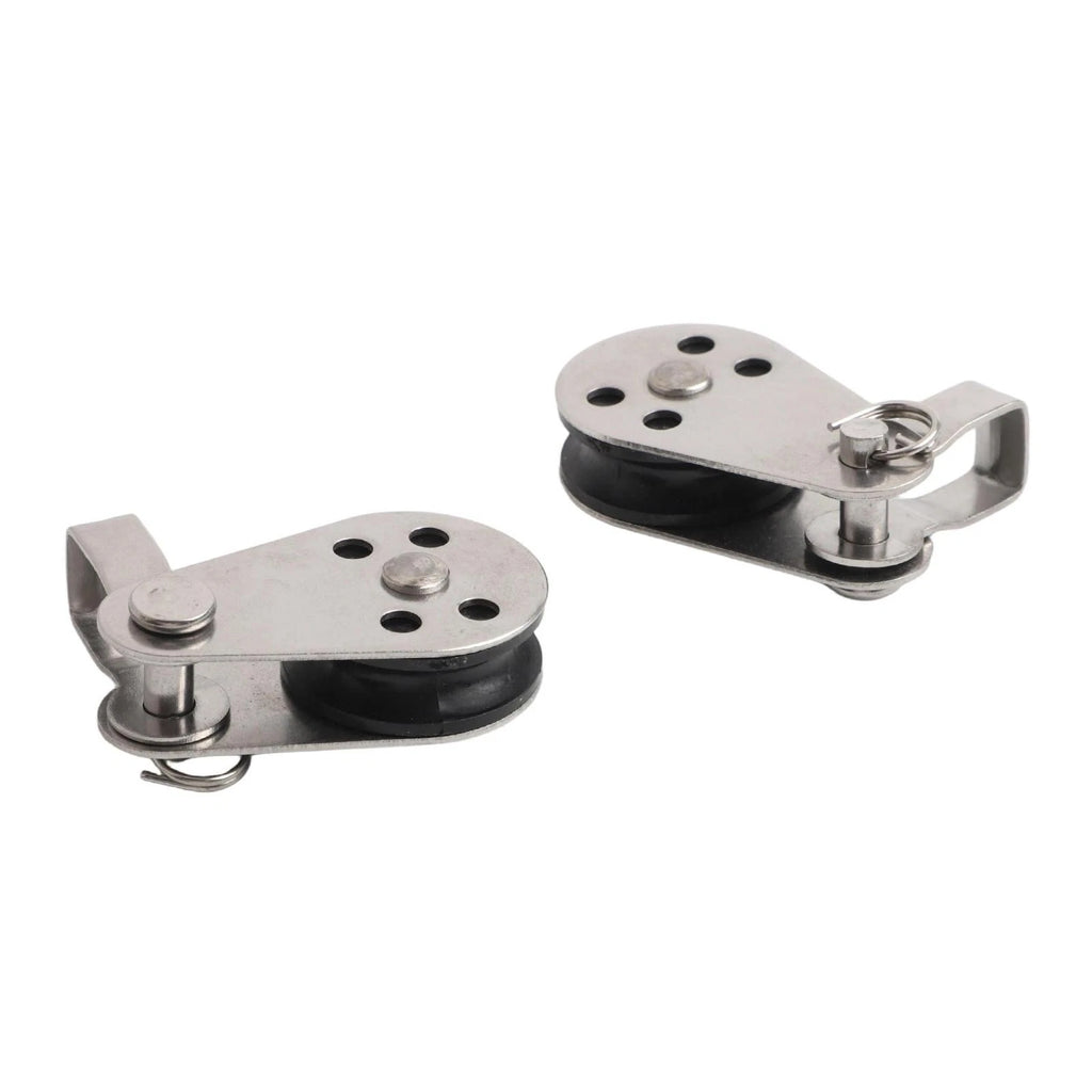 Set of 10 Stainless Steel Pulleys for Boating and Kayaking (N/A)
