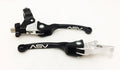 ASV F3 Black Front Brake Clutch Perch Levers Pair for Honda TRX 450R (2006–Present)