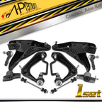 Set of 8 Front Control Arm Tie Rod Ends Sway Bar Links for Ford Mercury