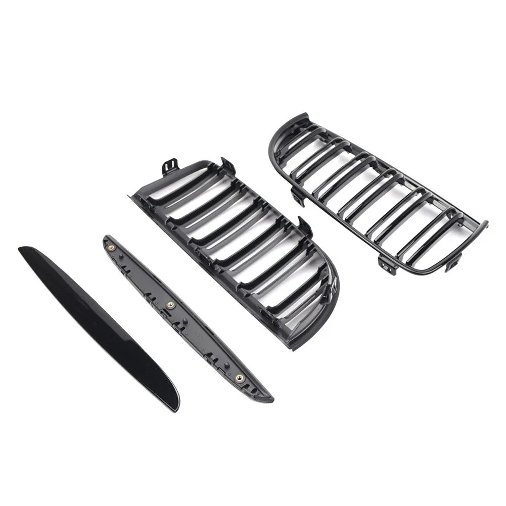 Dual Slat Front Kidney Grille for BMW 3-Series E90 E91 (2005-2008)