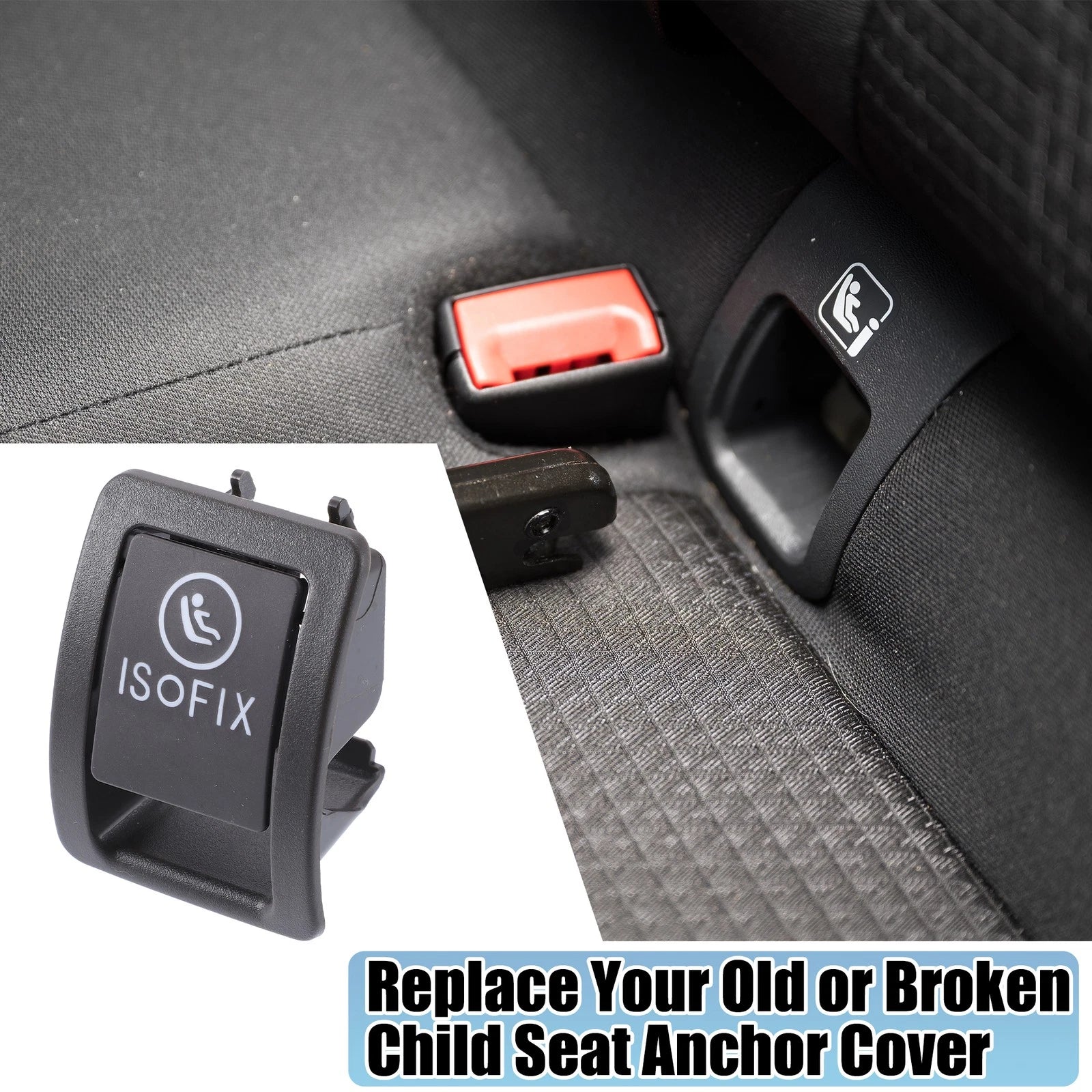 Rear Child Seat Anchor ISOFix Cover A2059200513 for Mercedes Benz (2015–2020)
