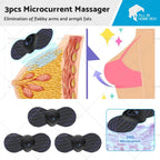 3PCS EMS Microcurrent Massager for Breast Liftup Massage Pad