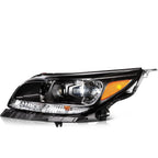 Headlight Assembly for Chevy Malibu (2013-2015) Black Housing Clear Lens Pair