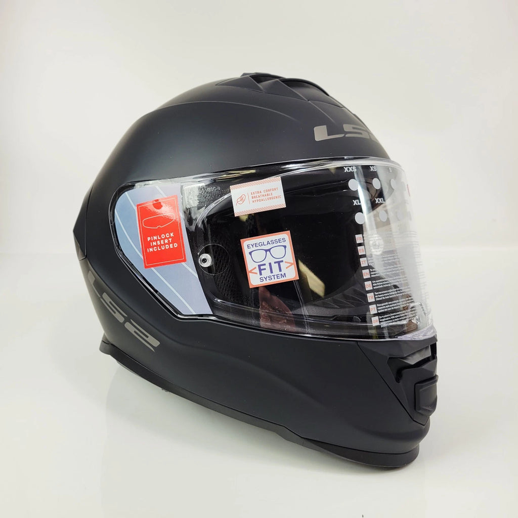 LS2 Matte Black Assault Full Face Helmet 2XL (800-1016)