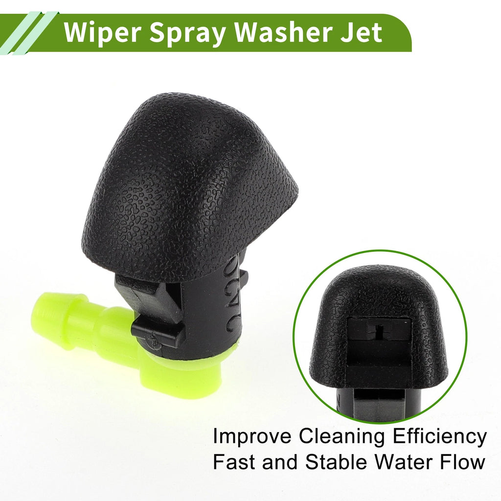 Windshield Washer Nozzle Set of 2 with Y Hose Connector for Honda (2011–2017)
