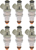 Set of 6 Fuel Injectors for Ford Mustang 2.3L L4 (1988–1993) F87E-D2A F87ED2A