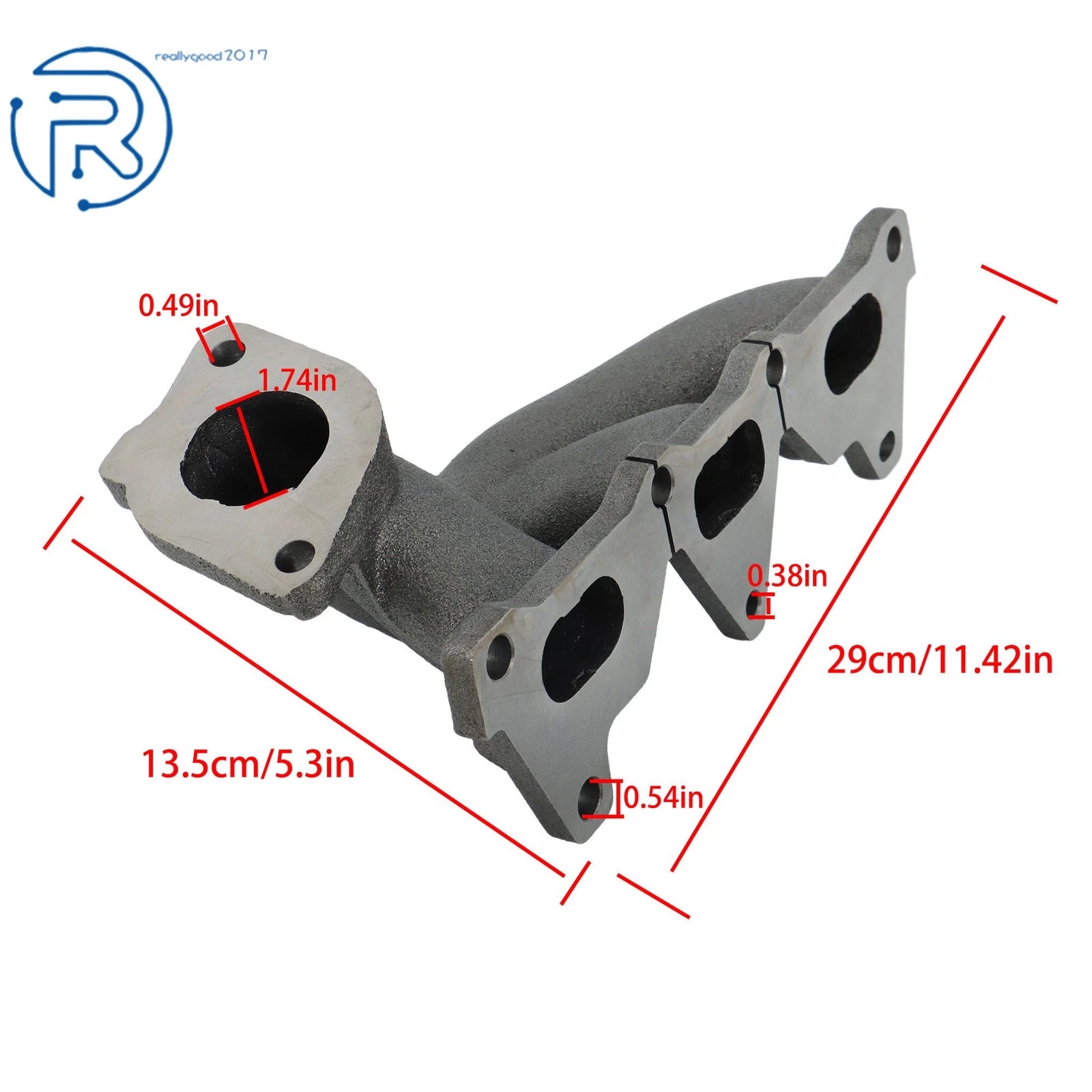 Right Exhaust Manifold for Cadillac CTS/SRX/STS (2004–2011) 2.8L 3.6L