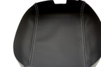 Leather Console Lid Armrest Cover for Ford Escape (2008–2012) White Stitch