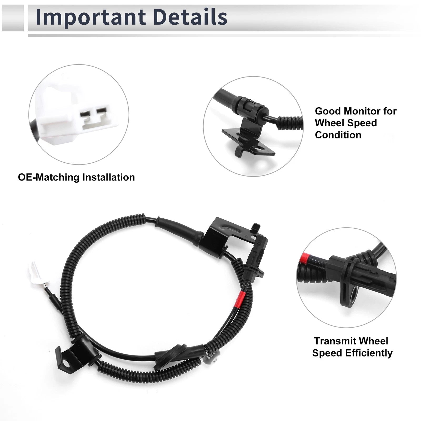 ABS Wheel Speed Sensor No. 599303K000 for Hyundai Azera (2005–2009)