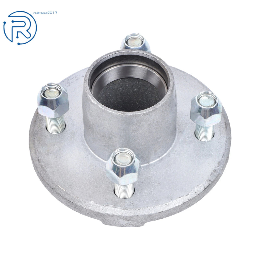 Set of 2 Trailer Hub Kits for 2000 lbs Axles (4 Lug, 4 on 4")