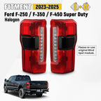 Halogen Tail Light for Ford F-250 Super Duty (2023–2025) Left + Right