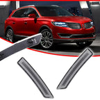 Clear Lens Front Fender Side Marker Reflector Lights for Lincoln Nautilus (2019–2022)