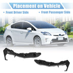 Set of 2 Front Bumper Mounting Support Brackets 52115-47010 for Toyota Prius (2010–2015)