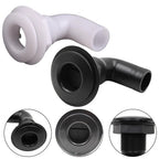 Nylon Hose Elbow 90 Degree for Boat Bilge Pump Drain Outlet