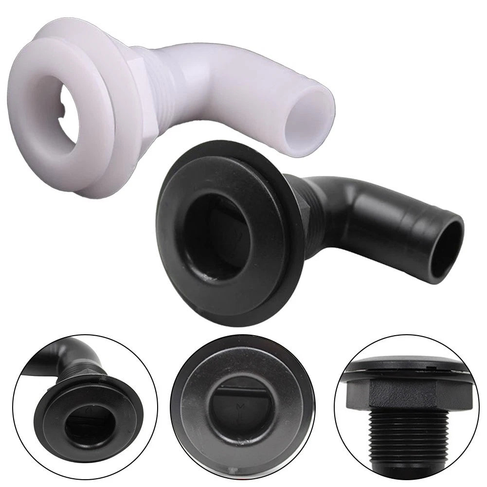 Nylon Hose Elbow 90 Degree for Boat Bilge Pump Drain Outlet