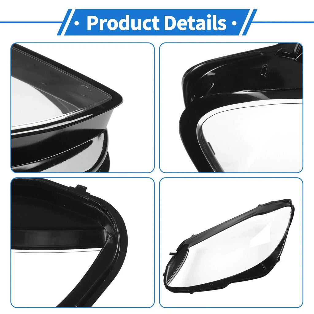 Car Front Right Headlight Lens Cover for Mercedes-Benz C-Class (2018-2020)
