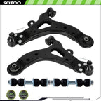 Set of 4 Front Lower Control Arm Ball Joint Sway Bar for Buick Rendezvous (2002–2007)