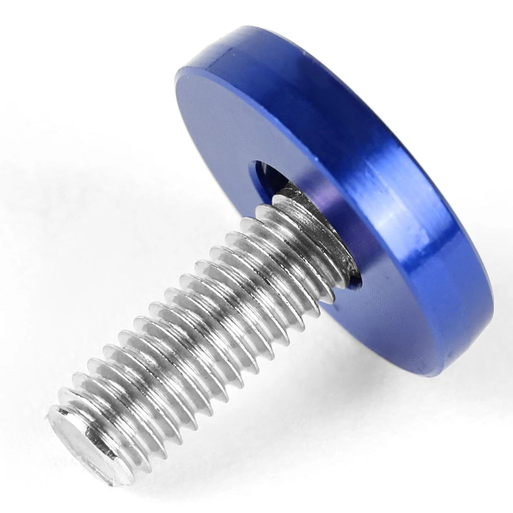 20 Pcs Blue 20mm Aluminum Fender Washers for M6 x 1.0 Bolt Holes
