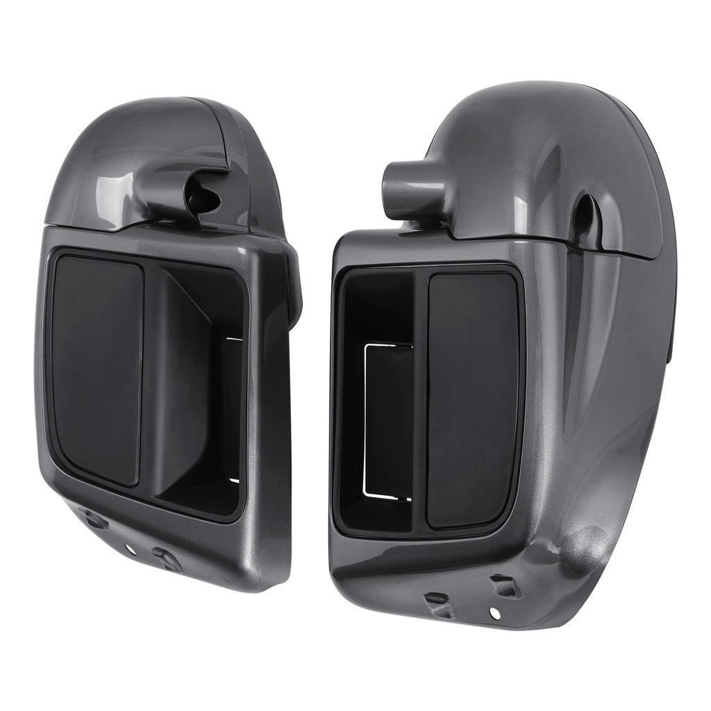 Lower Vented Fairings for Harley Electra Glide (2014–2023) Gauntlet Gray Metallic