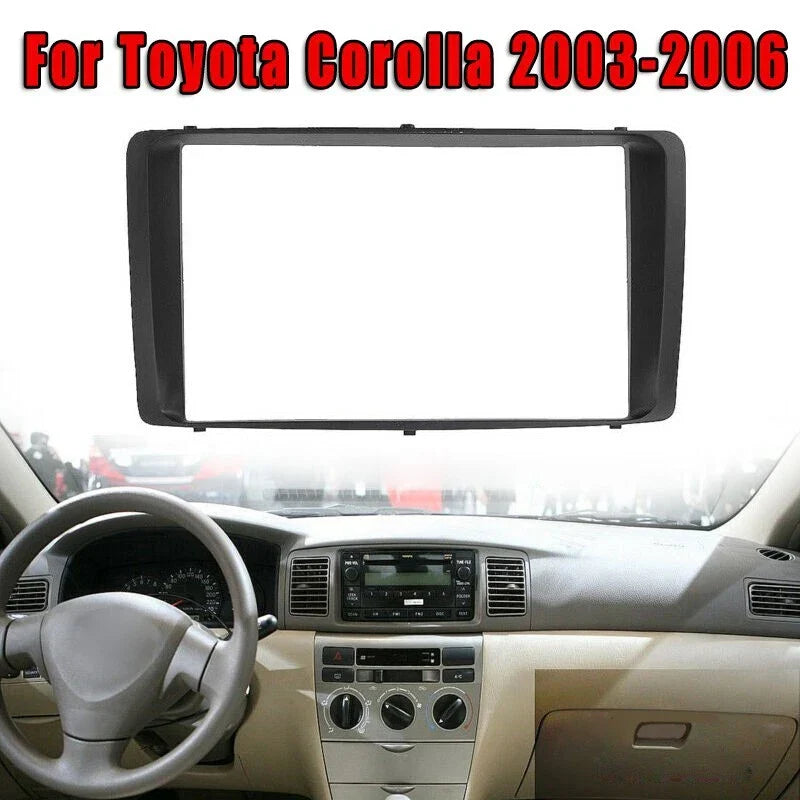 Car Stereo Radio Fascia Plate Panel 2 Pin Frame for Toyota Corolla (2003���2006)