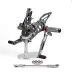 Racing Rearsets Footrest Set for Yamaha YZF R25 (2015–2019) Gray B2