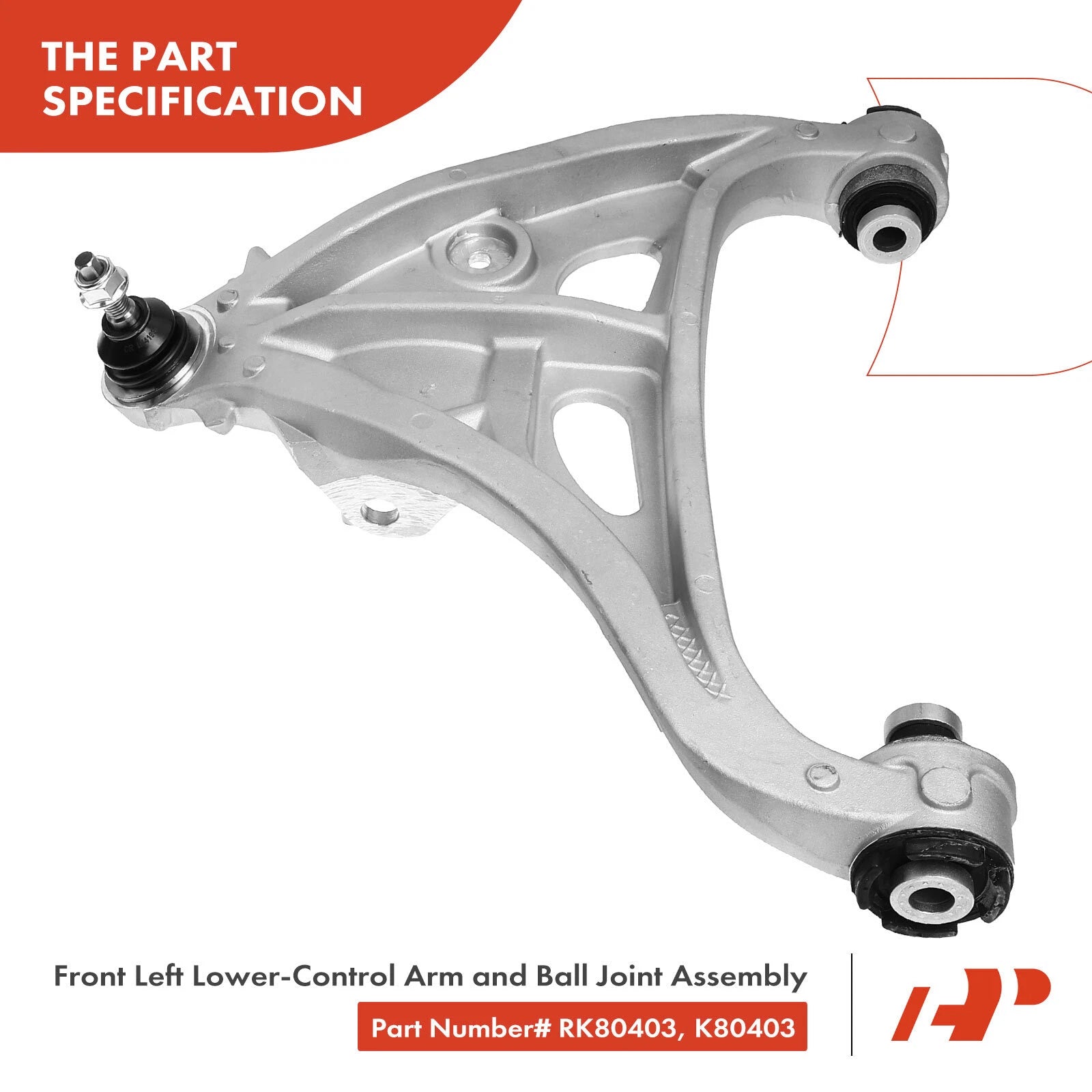 Set of 8 Front Control Arms with Ball Joints for Ford F-150