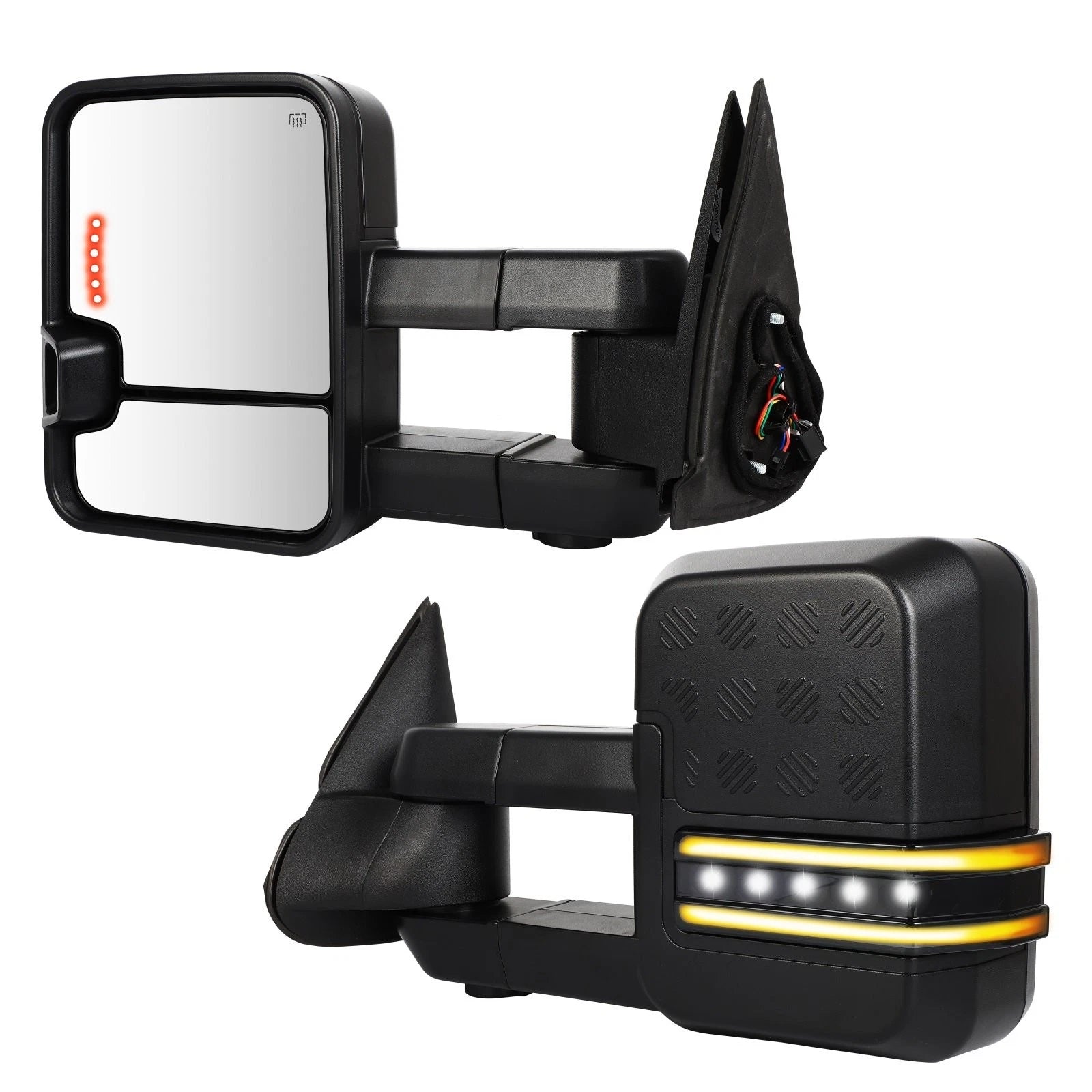 Power Heated Clearance Arrow Signal Tow Mirror for Chevrolet GMC Sierra (1999–2002)