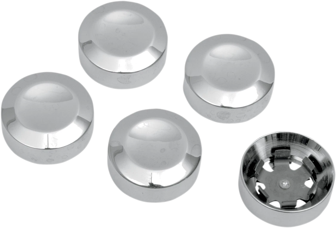 Chrome Rear Pulley Bolt Cover for Drag Specialties (D26-0152)
