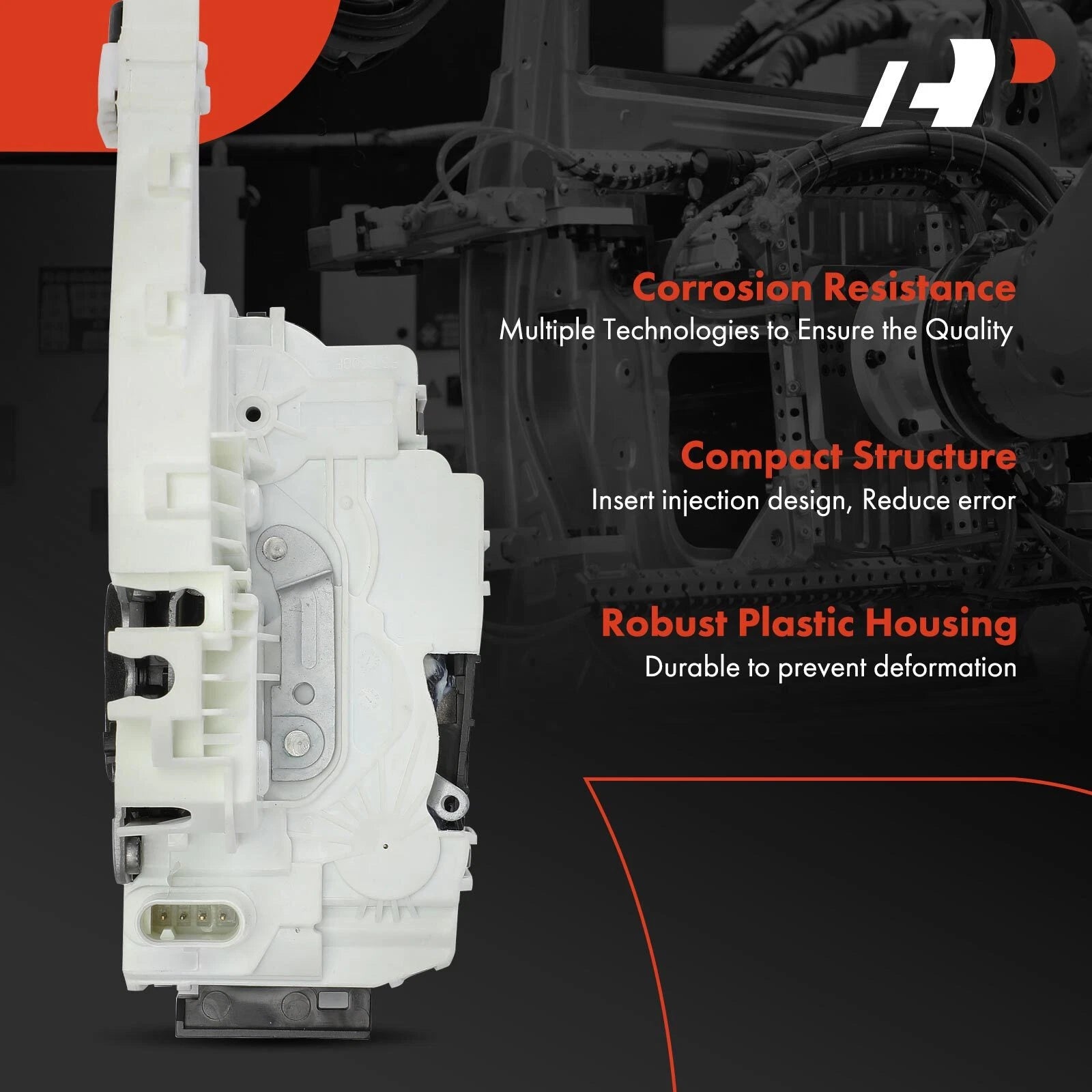 Front Right Door Lock Actuator for Mercedes-Benz C250 C300 E350 CLS550 (2012–2015)
