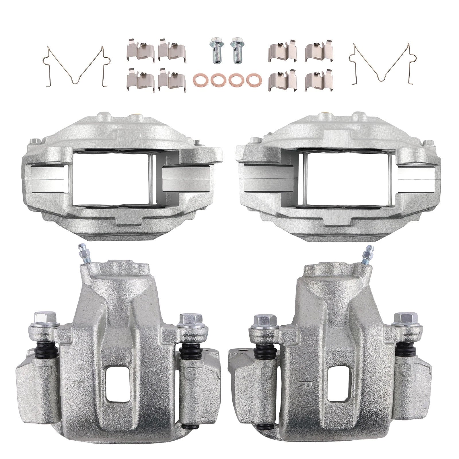 Set of 4 Brake Calipers Kit for Toyota Sequoia (2008–2016) 19-B3276