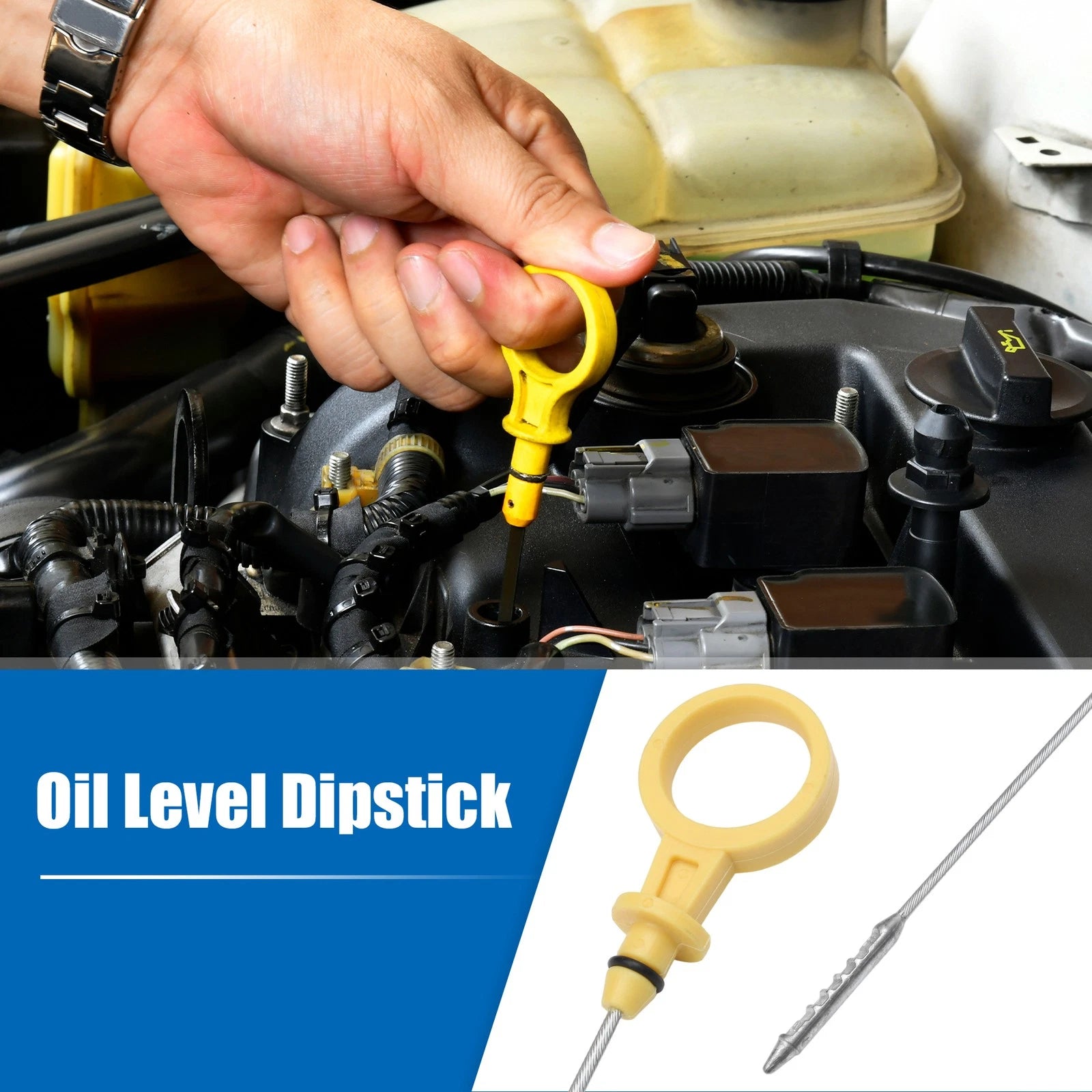 Engine Oil Level Indicator Dipstick for Chevrolet Silverado 2500 