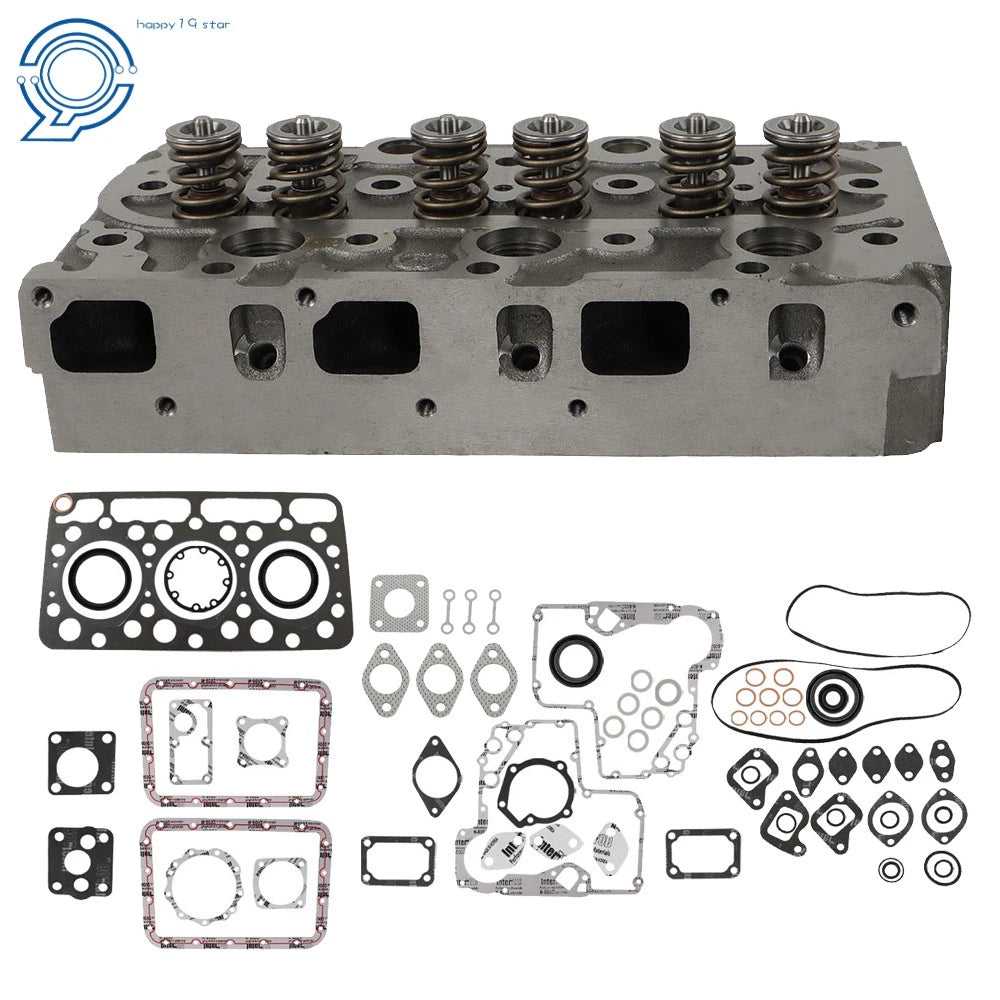Complete Cylinder Head Assy & Gasket Kit for Kubota D750 (N/A) 15371-03044