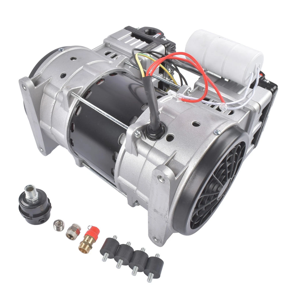 2HP Air Compressor for SP-9421 (24 Gallon, 110V, Oil-Free, Silent)