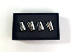 Valve Stem Caps Premium Chrome Tapered for Chevrolet Corvette C5 (1997–2004)