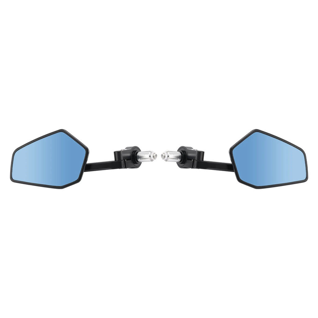 Aluminum 360 Rotation Bar End Mirrors for Motorcycle (22mm, PAIR)