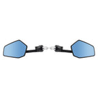 Aluminum 360 Rotation Bar End Mirrors for Motorcycle (22mm, PAIR)