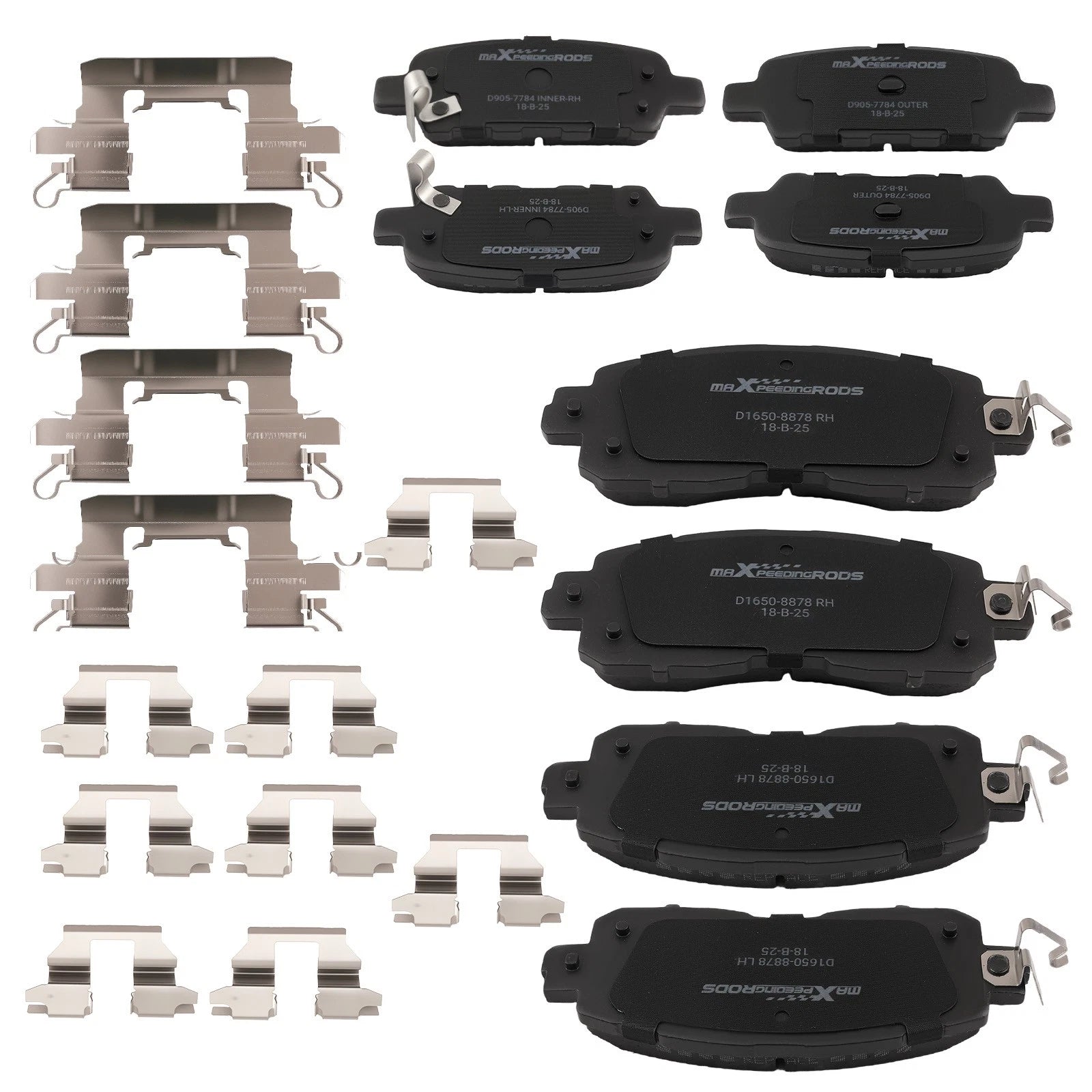 Ceramic Brake Pads for Nissan Leaf (2014-2017) & Altima (2013-2023)