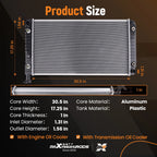 Radiator for Chevrolet Express 1500 2500 3500 (1996–2002) CU2042