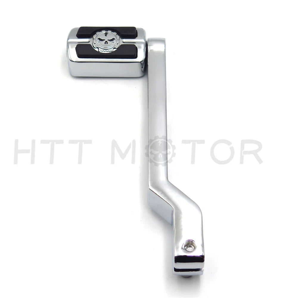 Chrome Rear Heel Shift Lever Skull Shifter Peg for Harley Road Glide (2016–2018)