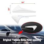 White Side Camera Decor Cover Trim for Tesla Model 3 (2024-2025)