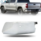 Chrome Steel Driver Side Rear Bumper End for Toyota Tundra (2014–2021)