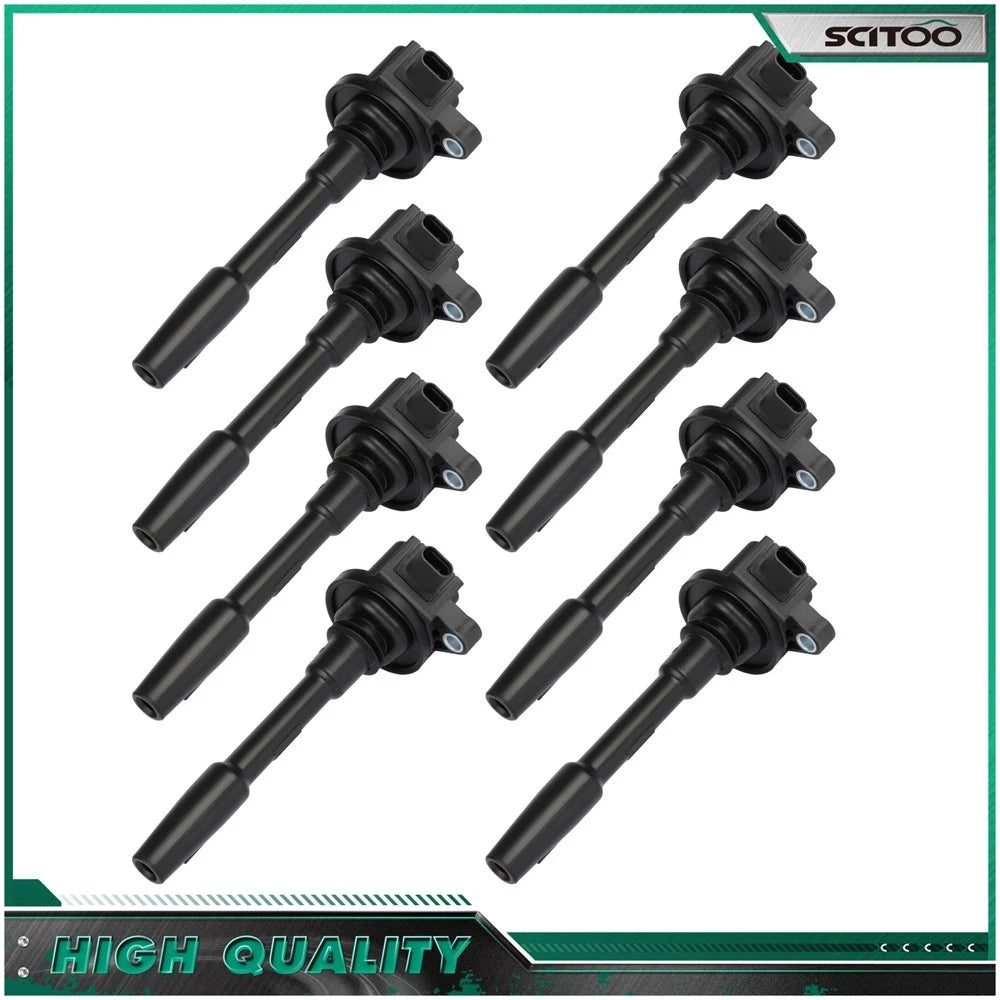 8X Ignition Coils for Ford F-150 5.0L (2018–2021) Ford Mustang 5.0L (2018–2020)