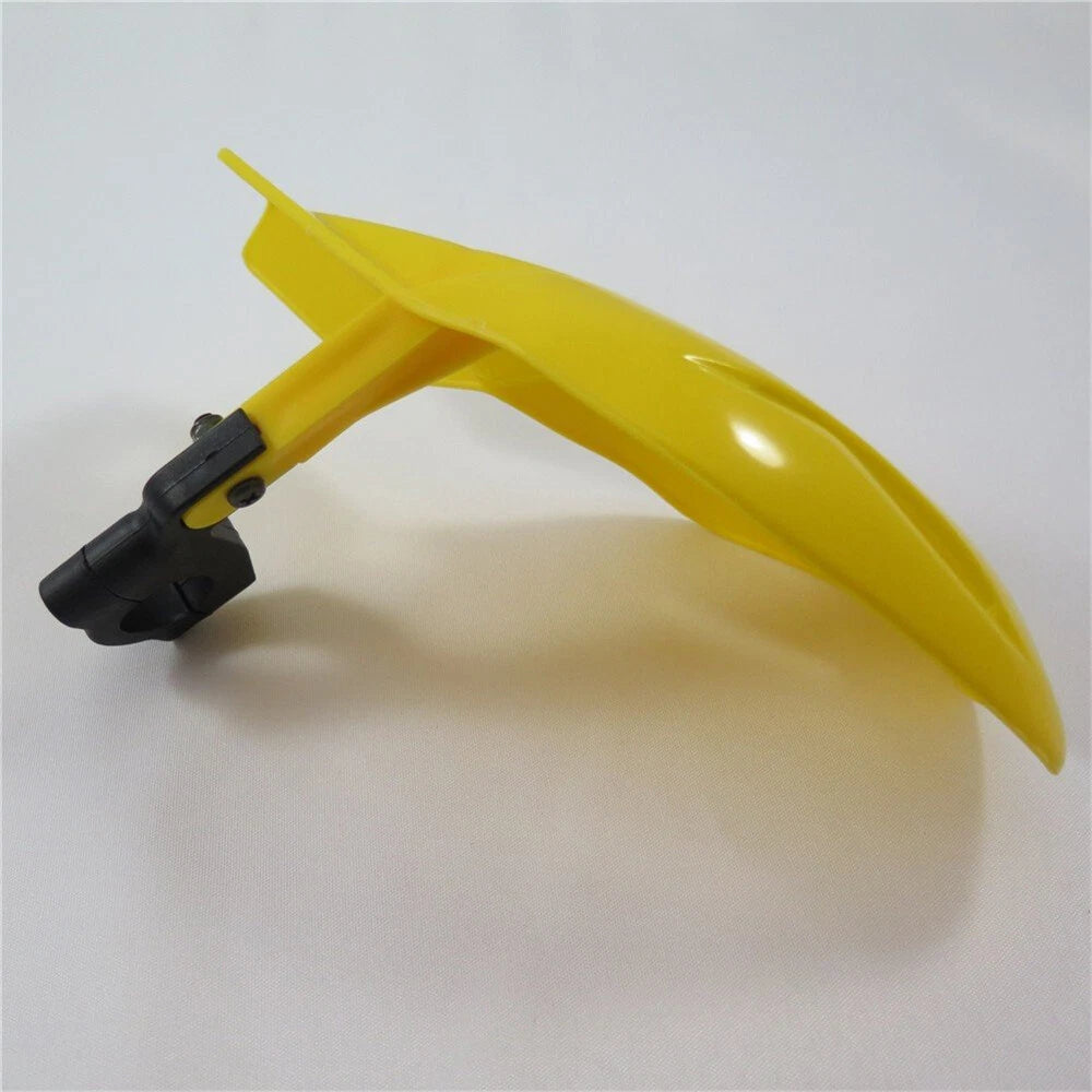 Hand Guards for Dirt Bike ATV Motocross (Fits 7/8" Bars) - Yellow Plastic