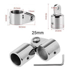 316 Stainless Steel Awning Adjustable Slide Fitting for Boats (Various)