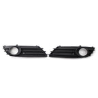 Set of 2 Front Bumper Lower Grille Fog Light Holes for Vauxhall Astra H (2004–2007)