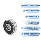 Deep Groove Ball Bearing 12x37x12mm for Scooter Skateboard (1 Pc)